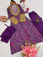 DESIGNER LOOK PARTY WEAR EMBROIDERED CO-ORD SET