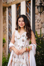 DESIGNER LOOK SOFT GEORGETTE BASE ANARKALI GOWN SET OF 3