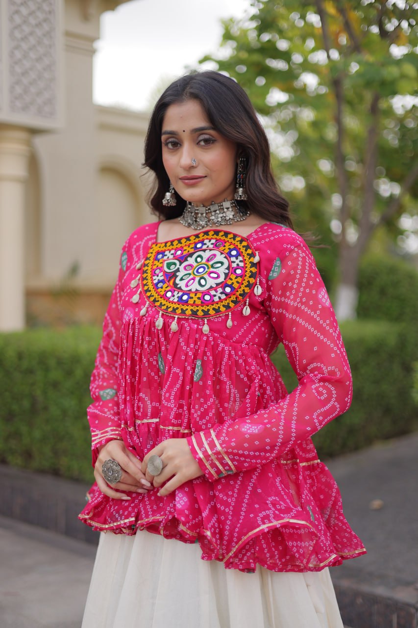 NAVRATRI SPECIAL KUTCHI GAMTHI WORK LEHENGA CHOLI