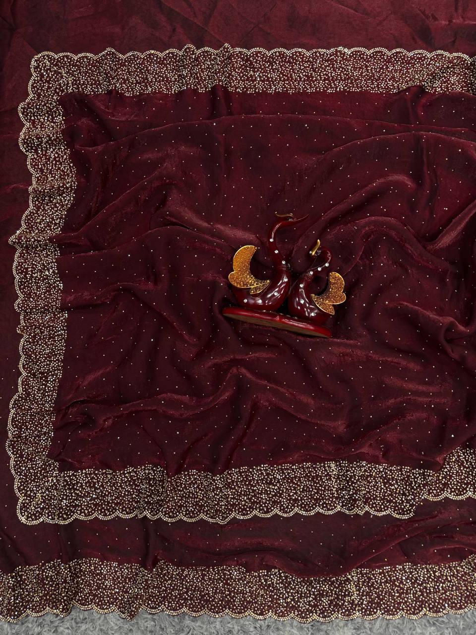 WEDDING SPECIAL RICH LOOK DESIGNER SAREE