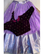 BEAUTIFUL ORGANGA BASE SOUTH INDIAN STYLE LEHENGA CHOLI