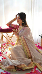 FESTIVE SPECIAL LUXURIOUS SAREE WITH BLOUSE