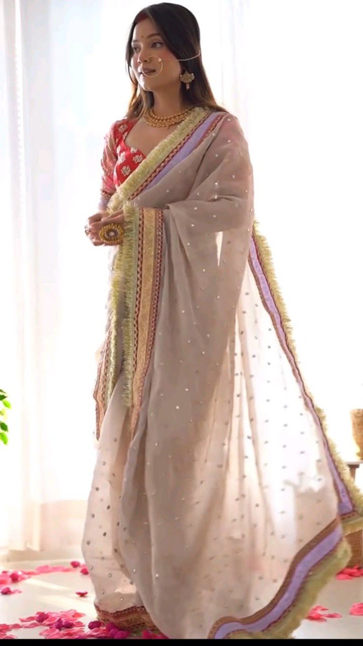 FESTIVE SPECIAL LUXURIOUS SAREE WITH BLOUSE
