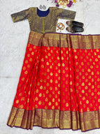 TRENDING JEQUARD ZIP & GO SAREE