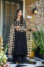 TRENDING ROMAN SILK FABRIC 3 PIECE SET