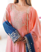BOMBAY PINK COLOR GRACEFUL DUAL SHADED SHARARA SETS