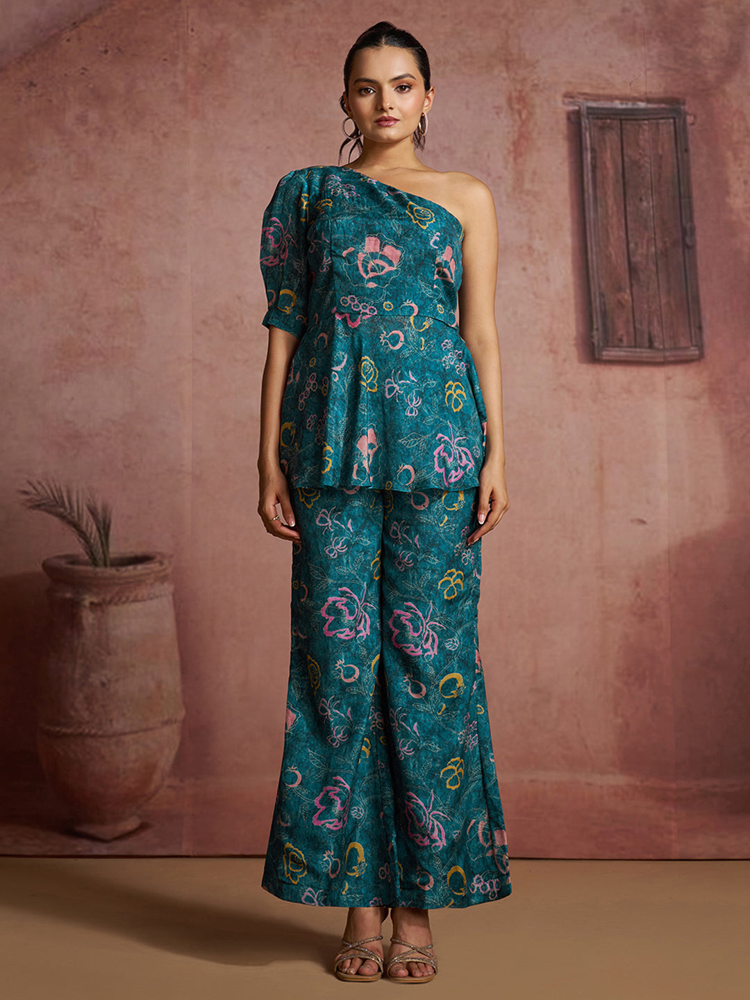 Luxury Designer Blue Co-Ord Set for Party & Festive Wear
