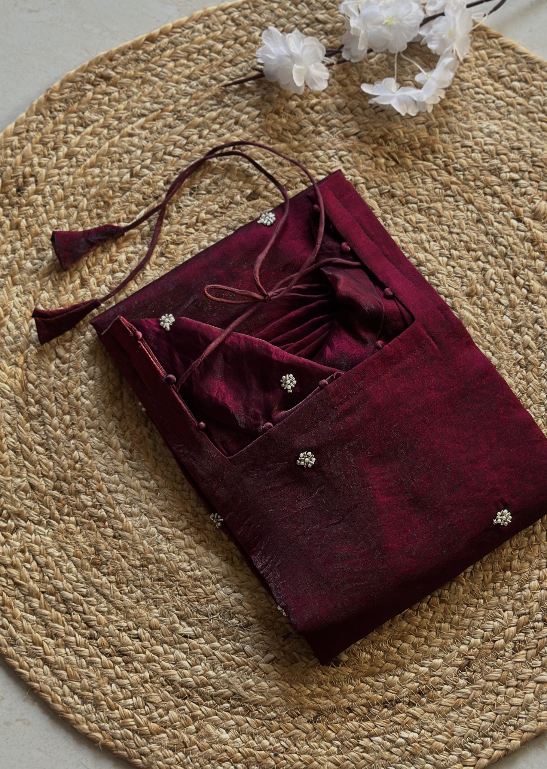 WINE BUTTA HANDWORK KURTI