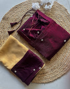 WINE BUTTA HANDWORK KURTI