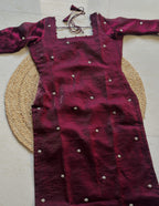WINE BUTTA HANDWORK KURTI