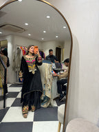 KABIRA VELVET TWO PIECE PLAZZO SET