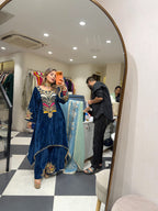 KABIRA VELVET TWO PIECE PLAZZO SET