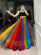 WRAPPED IN A RAINBOW OF CULTURE AND JOY NAVRATRI SPECIAL LEHENGA CHOLI